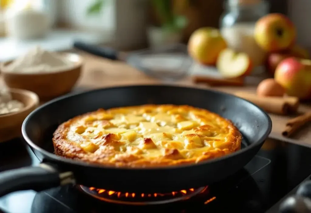 Ce gâteau aux pommes à la poêle va vous sauver le dessert : 100 % réconfort sans four en 15 minutes