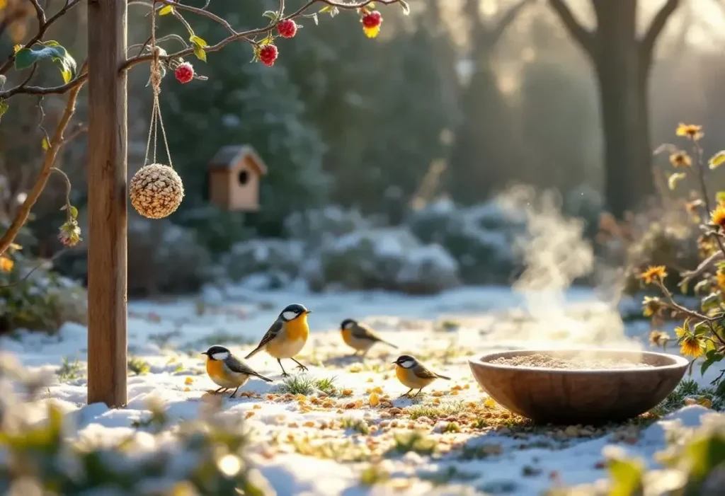 Vous voulez aider les oiseaux en hiver ? Découvrez comment bien les nourrir et leur offrir des abris pour passer cette saison difficile !
