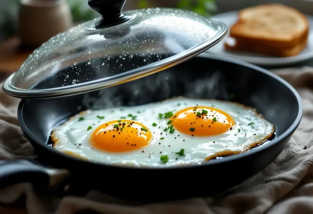 J’ai remplacé l’huile et le beurre dans mes œufs frits : un plat plus léger mais tout aussi gourmand