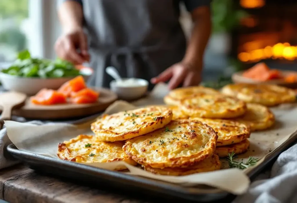 « Je les prépare en 10 minutes pour toute la famille » : mes galettes de pommes de terre crousti-dorées au four, encore plus légères que des frites
