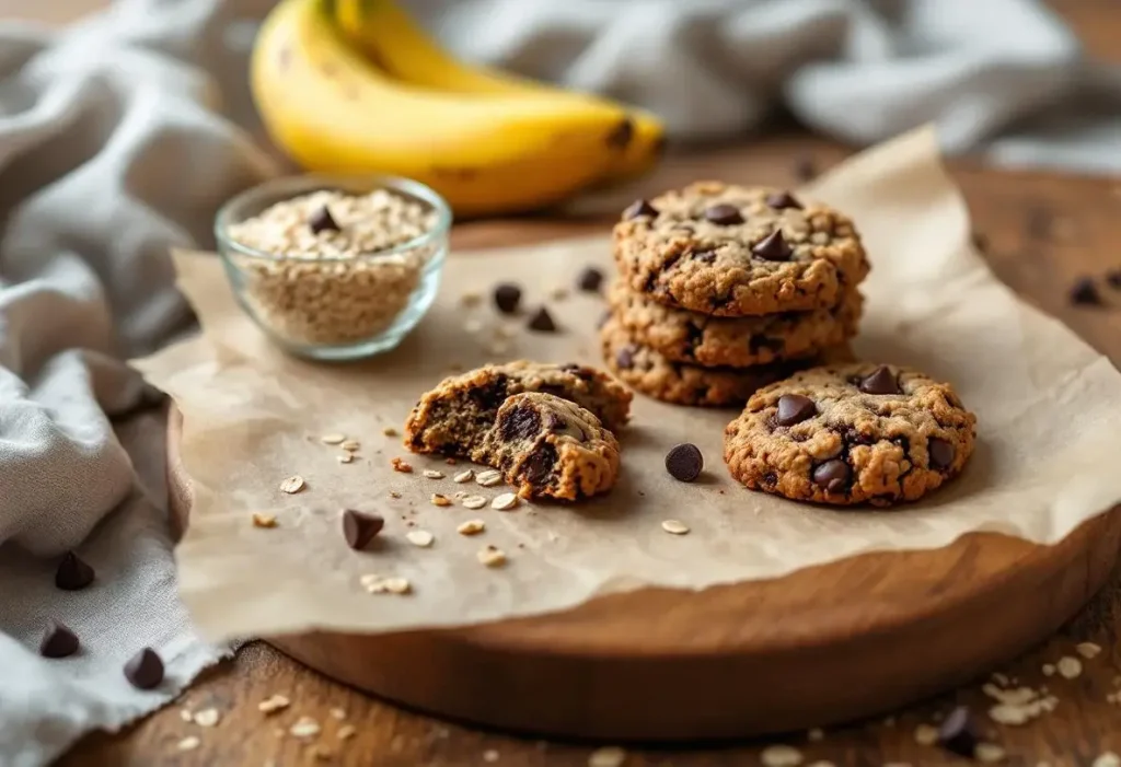 Cookies aux flocons d’avoine : recette sans beurre ni sucre, en 3 ingrédients