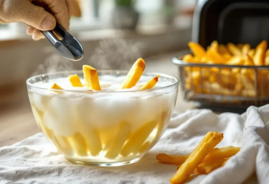 Depuis que je fais ça, mes frites Airfryer sont parfaites : je vous donne l'astuce de l'eau chaude