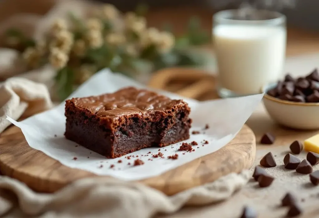 Moelleux irrésistible, chocolat intense et zéro farine : un brownie healthy express en 4 ingrédients du placard pour un goûter d’hiver ultra fondant
