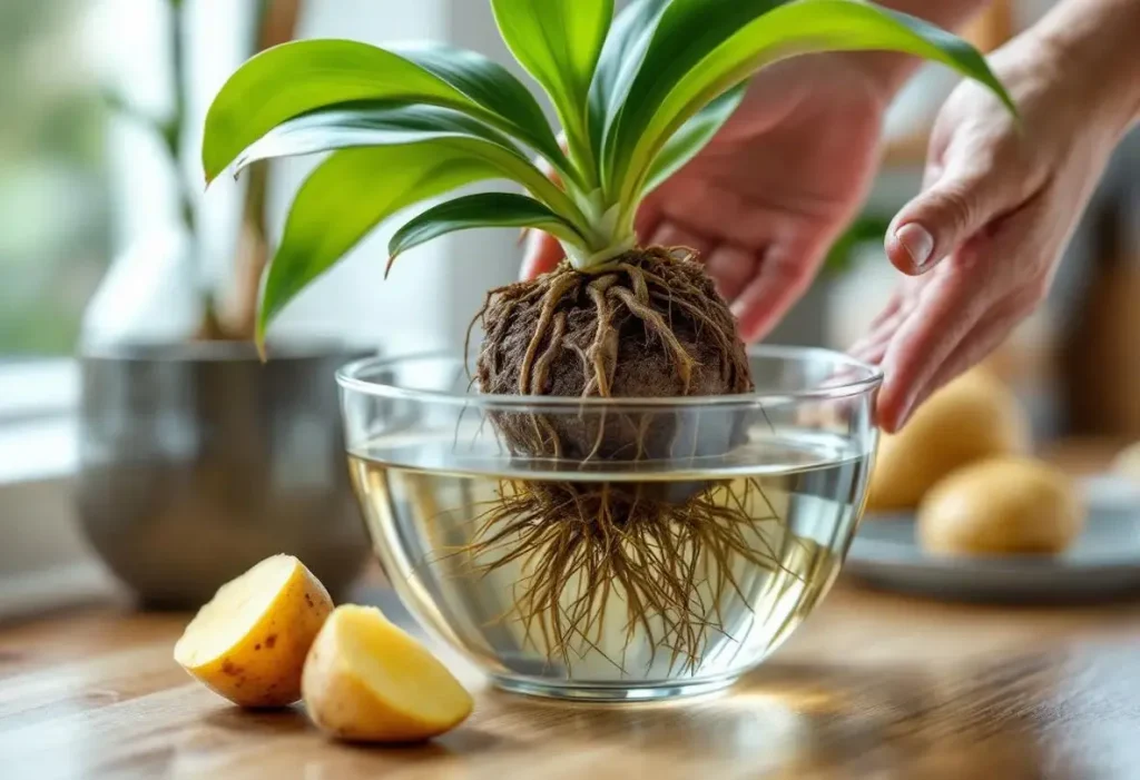 Orchidée : la faire refleurir immédiatement avec une pomme de terre