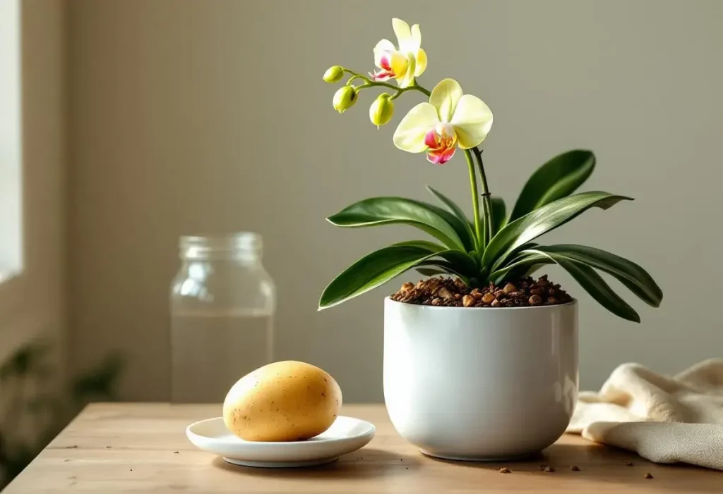 Orchidée : la faire refleurir immédiatement grâce à une pomme de terre