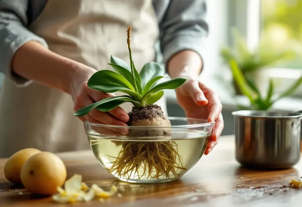 Orchidée : la faire refleurir instantanément avec une pomme de terre