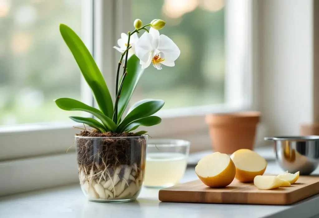 Orchidée : la faire refleurir instantanément grâce à une pomme de terre