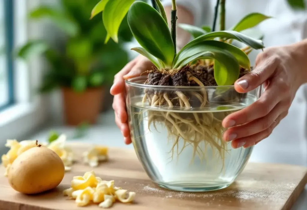 Orchidée : la faire refleurir instantanément grâce à une pomme de terre